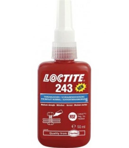Freinage des filetage – resistance moyenne Loctite 243 50 ml