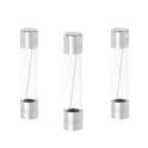 FUSIBLE VERRE FUS. RAP. DIAMETRE 6MM-LONGUEUR 32MM-20A-250V-3 PIECES