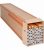 gaiine isolante excentrique 18x25mm, L: 2m, 84 metres PE-XT avec protection orange