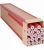 Gaine isolante robust 18x25mm, L: 2m, 38 metres PE-XT avec protection rouge