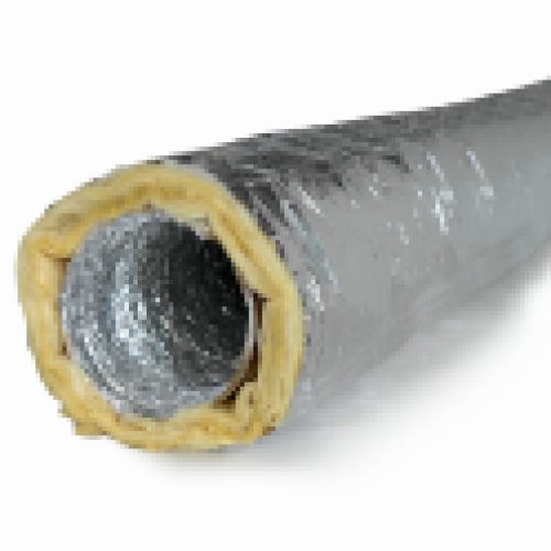 Gaine souple isolée, diamètre 125, longueur 5m