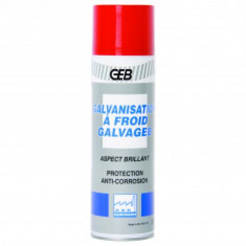 Galvanisation brillant à froid – Aérosol 500 ml – GEB