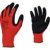 Gants manutention de précision – Enduction latex – Rouge et noir – Eurotechnique