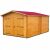 Garage 24.23m² en madriers bois massif 42mm avec double rainurage