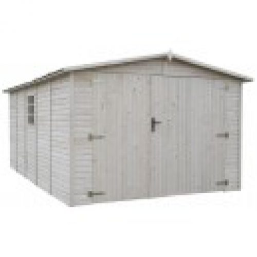 Garage Bois Panneaux 19 mm 3.00 x 4.90 x 2.22 – 14.48 m²