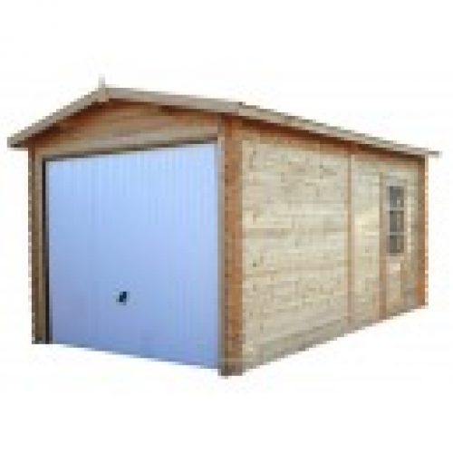 Garage bois panneaux 28 mm 2.98 x 5.20 x 2.40 m – 13.59 m²
