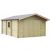 Garage en bois GAMAFOR – 3.86 x 5.50 m – ep.  28mm -…