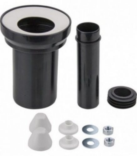 Garniture de raccordement de WC avec tuyau d&rsquo;ecoulement 110 mm