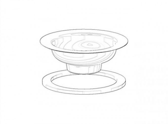 Garniture de vidage Dornbracht Acier Brossé 04178500500-86