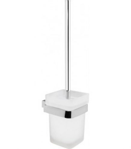 Garniture WC Eivor satiné, chrome zingué fixations incluses