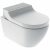 Geberit AquaClean – WC lavant sans bride white / brushed stainless steel avec revêtement