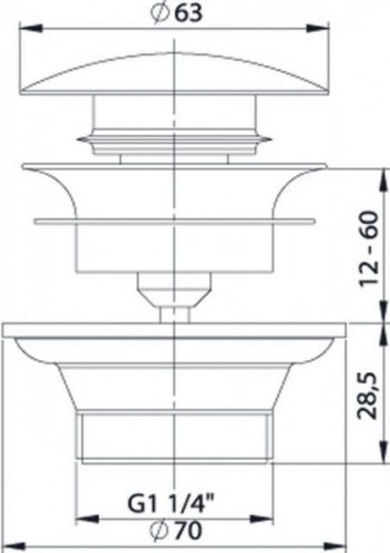 Geberit Drain d&rsquo;évier G1/2×40 mm blanc pour lavabo