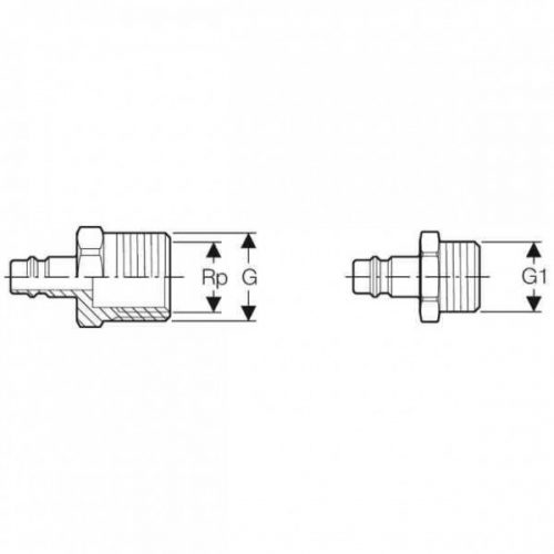 Geberit Embout pour filtre d&rsquo;hygiène