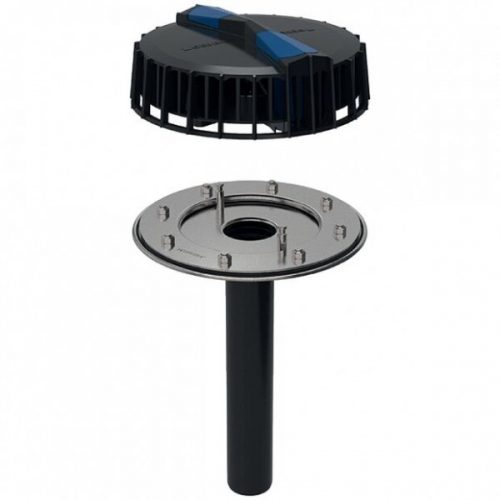 Geberit Entrée d&rsquo;eau de toiture avec bride pour gouttières d56 12l/s Pluvia
