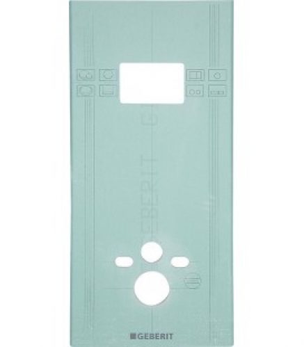 Geberit GIS panneau WC suspendu pour réservoir encastré Sigma 12 cm classe A2/DIN4102, 15 pieces