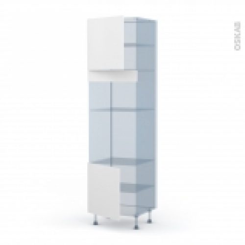 Ginko Blanc Kit Renovation 18 Colonne Fourmo 3638 N1616 2 Portes L60Xh217Xp60