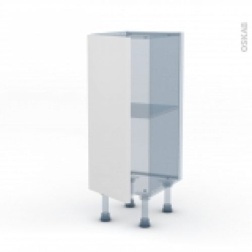 Ginko Blanc Kit Renovation 18 Meuble Bas Prof37 1 Porte L30Xh70Xp375