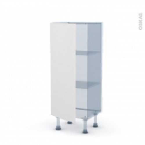 Ginko Blanc Kit Renovation 18 Meuble Bas Prof37 1 Porte L40Xh92Xp375