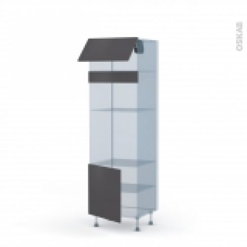 Ginko Gris Kit Renovation 18 Colonne Fourmo 3638 N1016 1 Abattant 1 Porte L60Xh195Xp60