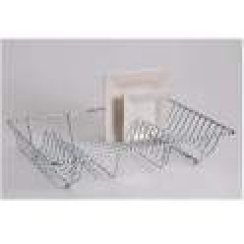 Égouttoir vaisselle chromé plat