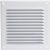 Grille alu laquée carrée 165×165, Avec Moustiquaire