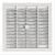 Grille carrée Nicoll B164 avec moustiquaire 179x179mm passage 150cm² – NICOLL