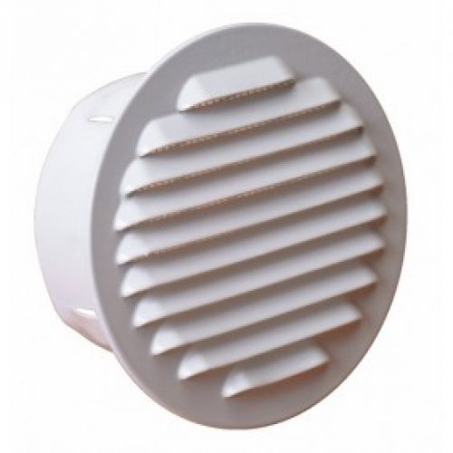 Grille de ventilation extérieur à encastrer – blanc