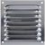 Grille en inox 100×300, 90cm² de passage d’air