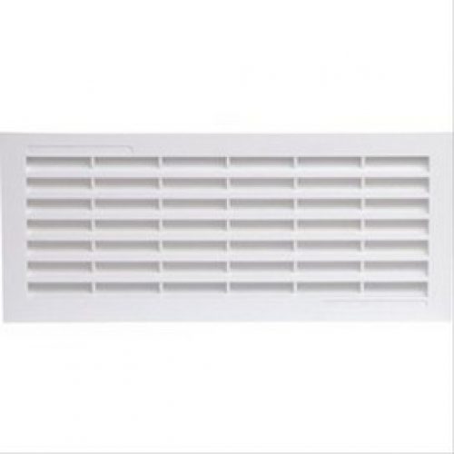 Grille horiz simple avec moustiquaire H132xL338