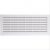 Grille horiz simple avec moustiquaire H132xL338