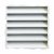 Grille murale carrée en PVC pour assemblage multiple