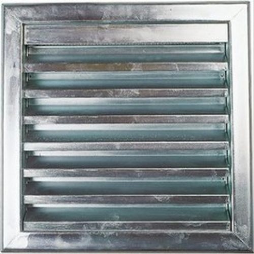 Grille murale en acier galvanisé »Renson »500x500mm
