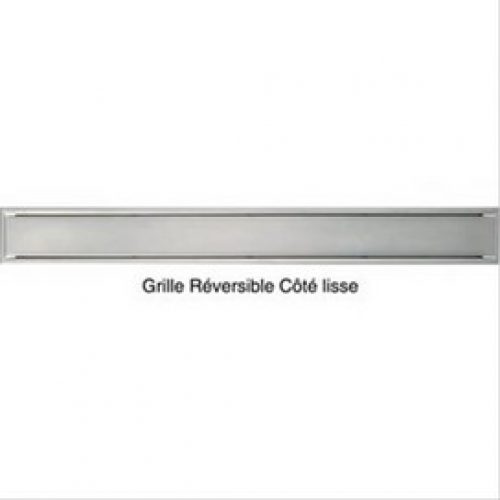 Grille réversible 95cm pour receveur à carreler avec caniveau Nicoll
