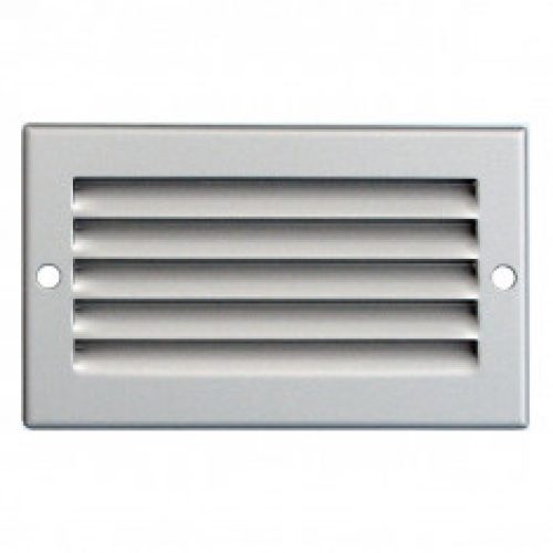 Grille ventilation métal 100x60mm – Couleur Aluminium ou inox