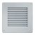 Grille ventilation métal 140x140mm – Couleur Aluminium ou inox