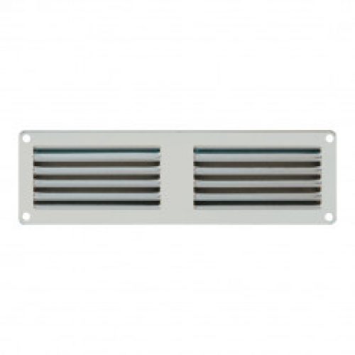 Grille ventilation métal 200x60mm – Couleur Aluminium ou inox