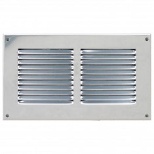 Grille ventilation métal 240x140mm – Couleur Aluminium ou inox