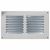 Grille ventilation métal 240x140mm – Couleur Aluminium ou inox