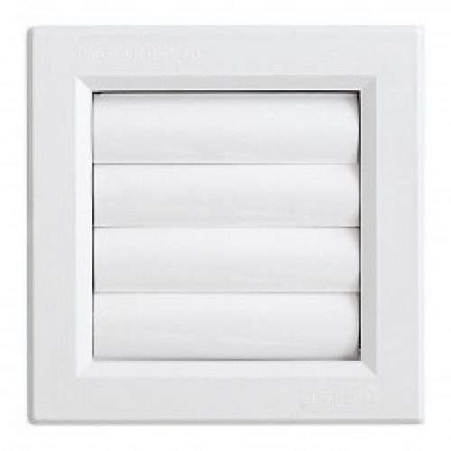 Grille ventilation PVC sortie d&rsquo;air à volets mobiles