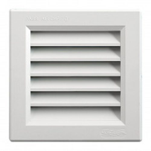 Grille ventilation PVC traditionnelle 140x140mm – A encastrer