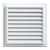 Grille ventilation PVC traditionnelle 189x189mm – Pose en applique