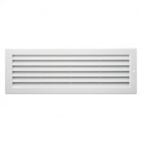 Grille ventilation rectangulaire PVC 130x370mm à encastrer