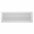 Grille ventilation rectangulaire PVC 130x370mm à encastrer