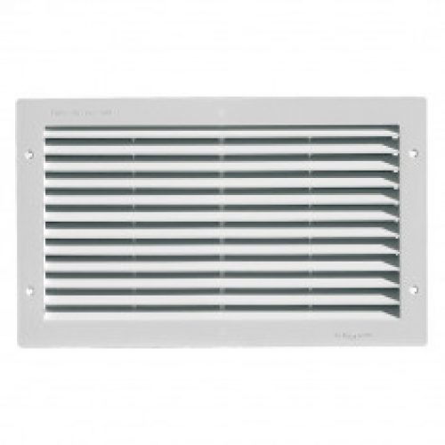 Grille ventilation rectangulaire PVC 380x230mm à encastrer