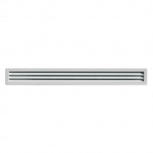 Grille ventilation rectangulaire PVC 515x60mm à encastrer