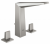 GROHE Allure Brilliant – 3-Loch-Wachtischbatterie Zugstab-Ablaufgarnitur supersteel