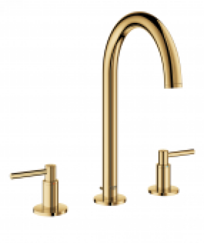 GROHE Atrio – 3-Loch-Wachtischbatterie Rohrauslauf Hebelgriff cool sunrise