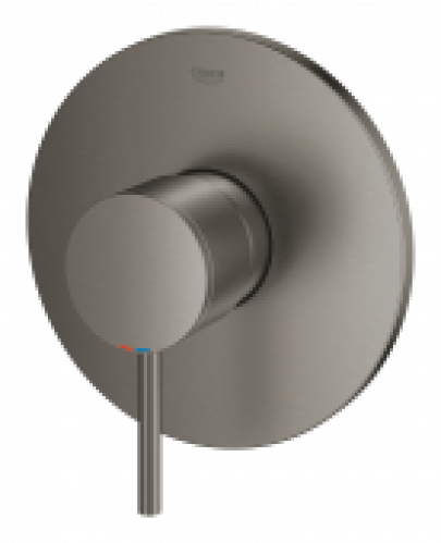 GROHE Atrio – Façade de mitigeur monocommande encastré pour 1 sortie hard graphite brossé