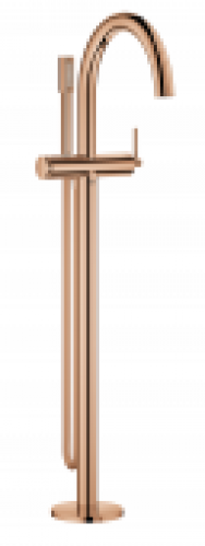 GROHE Atrio – Mitigeur monocommande bain pour montage au sol avec 2 sorties warm sunset