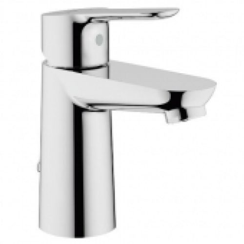 GROHE BauEdge – Mitigeur monocommande lavabo taille S avec chaînette rétractable chrome